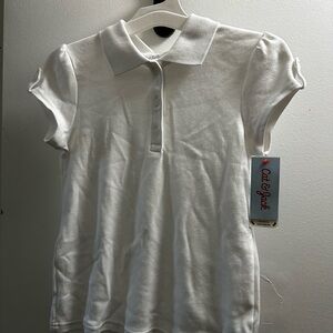 6 NEW Cat & Jack Girls Polo Uniforms Shirts - medium
